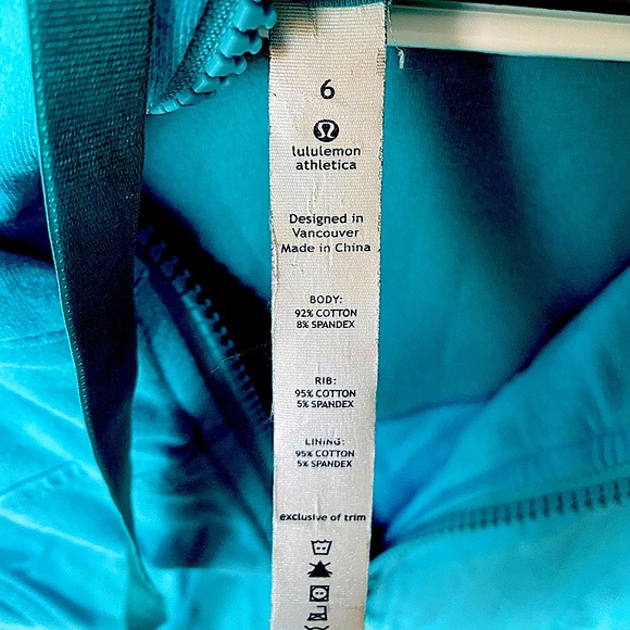 Lululemon TEAL DAILY PRACTICE JACKET - Picture 2 of 3